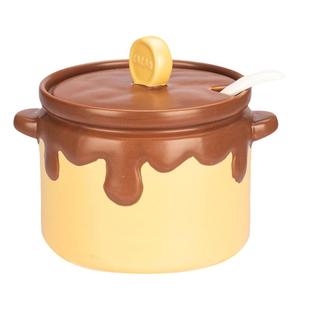 摩登主妇猪油罐家用陶瓷耐高温食品级辣椒罐油泼辣子荤油专用罐子