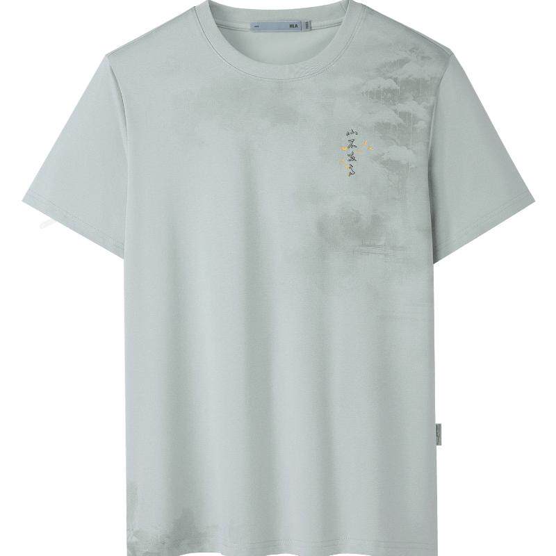 HLA海澜之家圆领短袖T恤