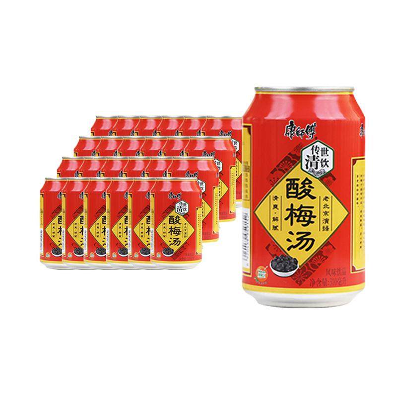 康师傅酸梅汤饮料瓶整箱