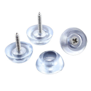 透明地脚钉家具塑料垫脚钉防潮地脚钉橡胶胶垫钉子脚桌椅软脚垫