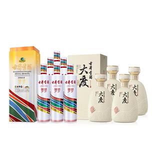 【钜惠组合】古井贡酒梦梦50度750ml*6瓶+大度50度500ml*4瓶白酒
