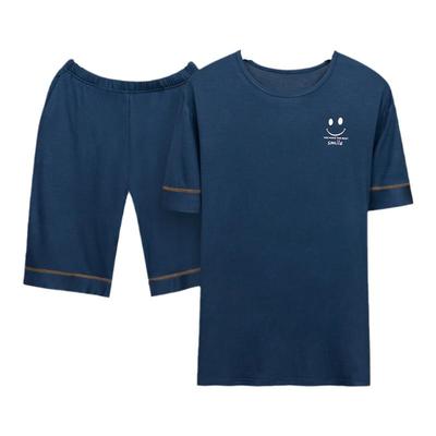 莫代尔男士睡衣夏季冰丝家居服