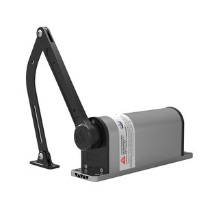 电动闭门器自动开门机侧装横装曲臂式智能广告门小区庭院家用室外