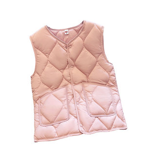 秋冬羽绒棉马甲男内胆背心宽松显瘦大码学生马夹贴身内穿保暖坎肩