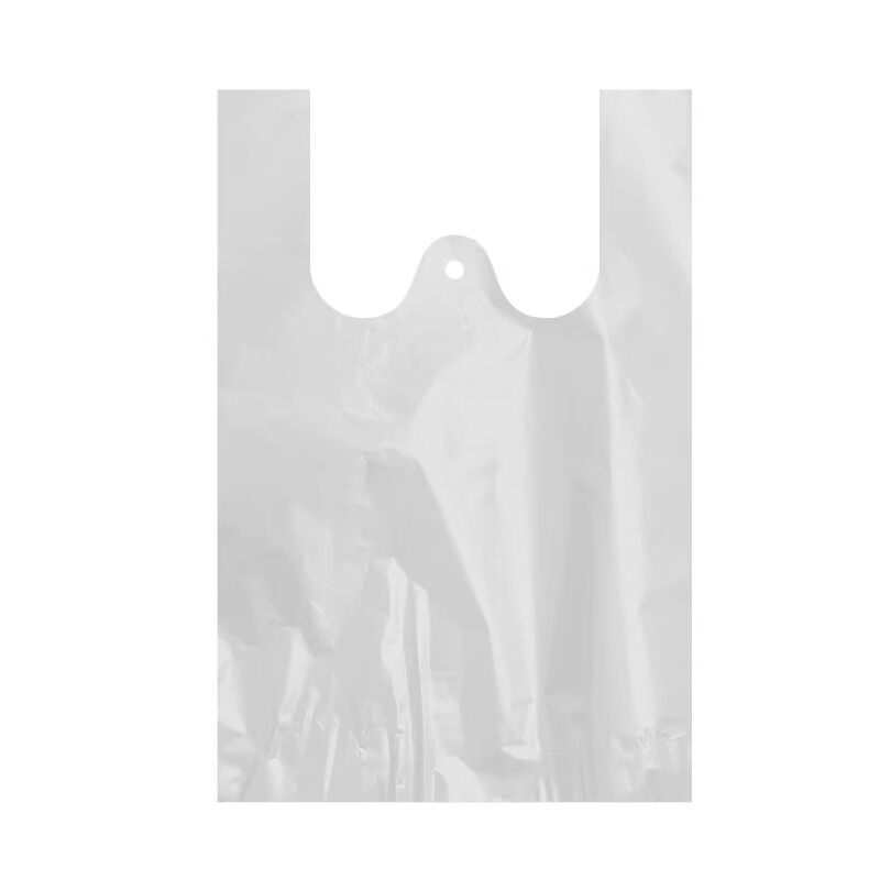 食品塑料袋打包方便袋一次性购物袋白色手提袋水果袋批发家用密封
