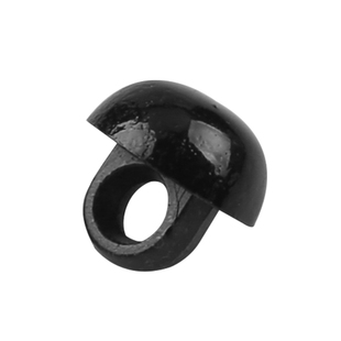 手工玩偶眼睛扣圆形黑色蘑菇纽扣动物熊DIY眼珠子材料公仔扣子