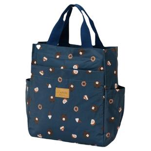 小学生饭盒袋手提包儿童大号便携便当袋手提袋保温铝箔加厚带饭包