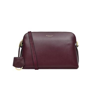 Radley中号牛皮贝壳斜挎包