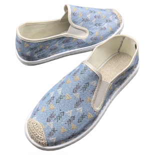 纯色学院风春夏软底轻便布鞋男女款一脚蹬手工软底透气学生情侣鞋