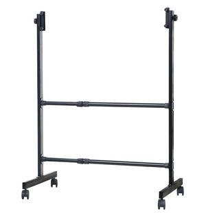 帆智星白板黑板专用支撑架写字板支架办公教学家用移动刹车高低升降长度可伸缩多功能儿童画板铁支架