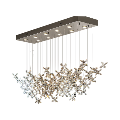 餐厅水晶吊灯轻奢法式设计师款