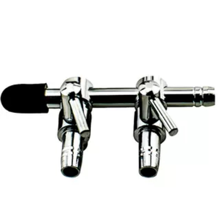 供应不锈钢分配器空气气量调节阀水族箱氧气泵专用调气阀鱼缸气管