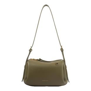 万里马长期主义TOGO牛皮枕头包单肩包斜挎软皮托特包通勤腋下包