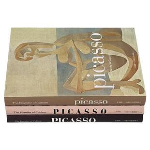 Picasso艺术画册毕加索样板间书房柜中文装饰摆件翻页客厅售楼处