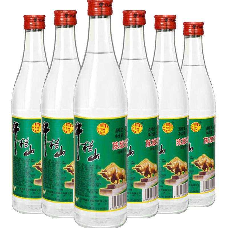 牛栏山二锅头42度白牛二陈酿酒水500mlx6瓶京酒口粮酒非整箱