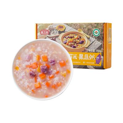 燕之坊小智星有机胚芽米粥350g五谷杂粮粥儿童果蔬营养早餐