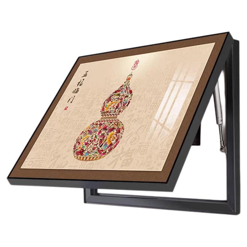 五福临门电表箱装饰画配电箱挂画