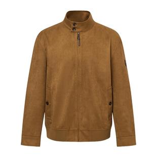 【秋季新品】GOLDEN BEAR/金熊男装复古老钱风哈灵顿立领夹克外套