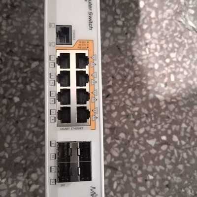 询价-MiKrotik 路由CRS112-8P-4S-IN 交换机