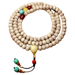 〈成品搭配〉全套配饰高密星月菩提108颗 陈籽文玩佛珠手串念珠