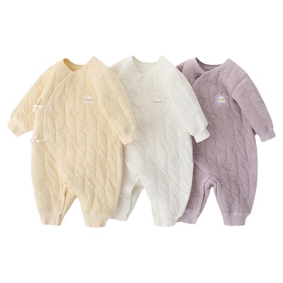 新生儿连体衣加厚保暖