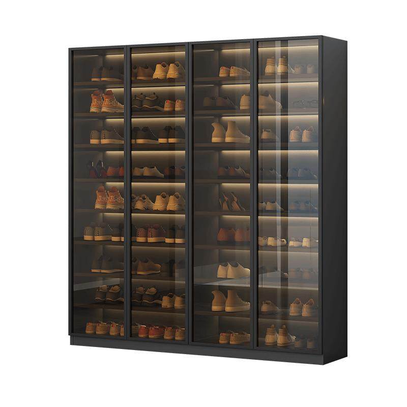 玻璃鞋柜阳台储物柜入户玄关柜