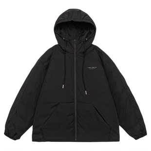 GOGOSOON羽绒服男新款2025冬季90白鸭绒保暖青少年外套休闲连帽Q