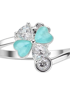 VIVIWELL春野四叶轻奢四叶草戒指