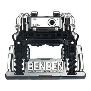 赛凡正版 流浪地球2周边 笨笨机械狗金属徽章可替换3种表情礼盒装