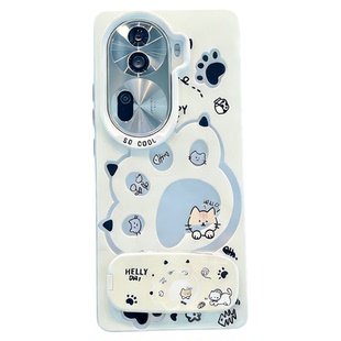 ins风小清新可爱猫爪适用opporeno11/12pro手机壳高级感reno14/13网红爆款手机壳reno15pro防摔外壳保护套女