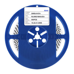 原装正品 SMBJ6.8CA DO-214AA 6.8V/双向 TVS瞬变抑制二极管 10只