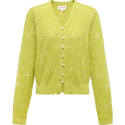 EP雅莹桑蚕丝羊绒混纺针织开衫