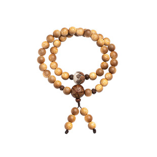 实心龙血金丝竹根手串海南高密老料文玩包浆挂瓷菩提子男女p208