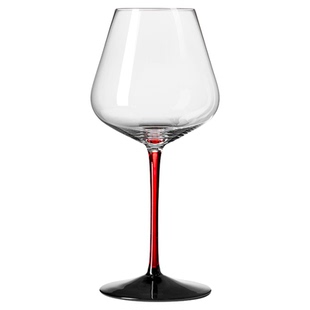 CRAIN 高级感红领结勃艮第红酒杯轻奢家用葡萄酒水晶高脚杯套装