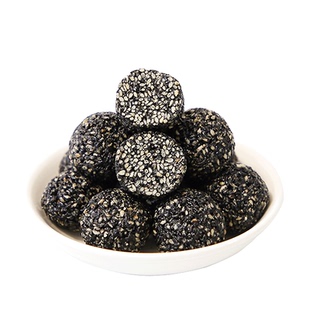 思宏黑芝麻丸手工蜂蜜芝麻球独立小包装开袋即食孕妇儿童零食小吃