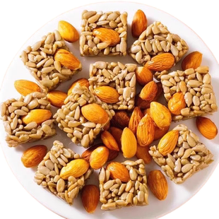 巴旦木瓜子仁酥混合坚果酥饼干小包装葵花籽巴坦木零食官方旗舰店