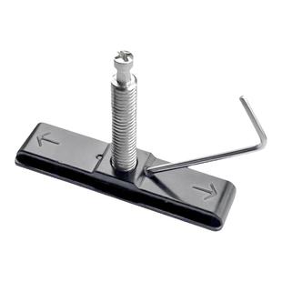 断桥铝平移门配件包铝合金左右推拉纱窗不锈钢钩座自动碰锁螺丝柱