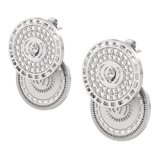 KVK Throwback:Arachné 经典回溯系列银币双叠耳环