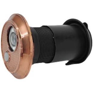 猫眼门镜防撬家用高清广角老式防盗门猫眼通用塑料普通带后盖35mm