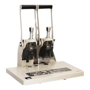 得力装订机会计账本文件标书票据档案凭证装订机电动铆管热熔胶管小型打孔机手动加厚财务票据胶装机3875包邮