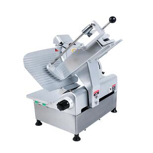 正元电动30型冻肉牛羊肉商用切片机全自动纯钢刀片切肉卷刨片机