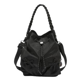 Champion冠军斜挎包26春夏新款经典抽绳水桶包包女单肩包手提包男