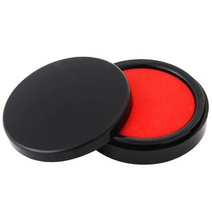 得力快干印台红色长方形大号速干印尼银行财务盖章用印油小号便捷秒干按手印指纹办公用品蓝色黑色印章印泥盒