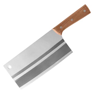 街头老梅薄刀中式家用菜刀锋利两件套切片刀砍骨刀正品厨房刀具