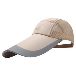 男加长鸭舌帽夏季防晒遮阳帽女透气网帽长舌棒球帽户外速干钓鱼帽