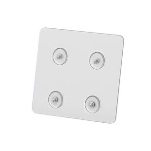 电脑显示器无痕胶贴无孔配件无壁挂孔支架免打孔vesa扩展背贴粘胶