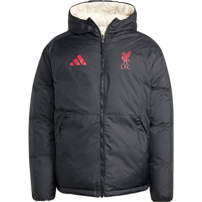 Adidas/阿迪达斯官方正品2025冬季款男士双面穿连帽羽绒服JW7902