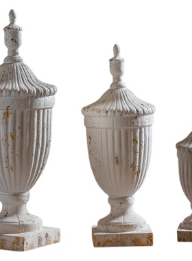 欧式复古壁炉石膏雕塑