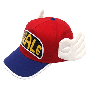 学生阿拉蕾帽子可爱女生棒球帽大头围红色cosplay天使翅膀帽冬季