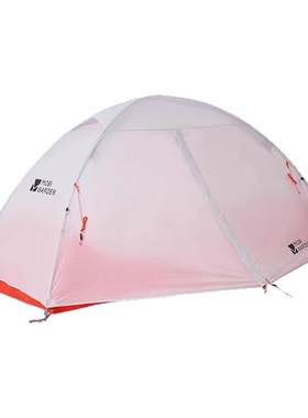 牧高笛帐篷户外登山单人双人过夜露营轻量化便携防风防雨冷山ul2